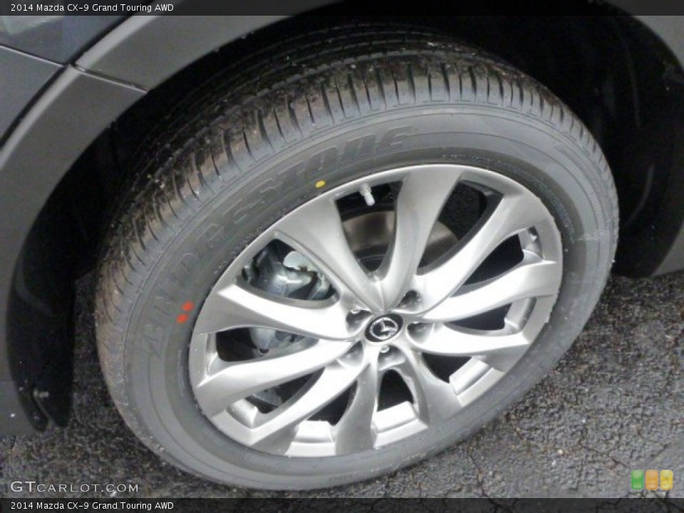 2014 Mazda CX-9 Grand Touring AWD Wheel and Tire Photo #89287707