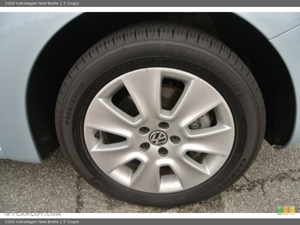 2009 Volkswagen New Beetle 2.5 Coupe Wheel and Tire Photo #89295087