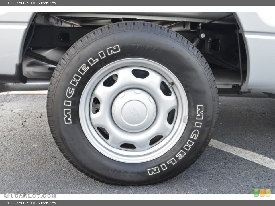 2012 Ford F150 XL SuperCrew Wheel and Tire Photo #89298294