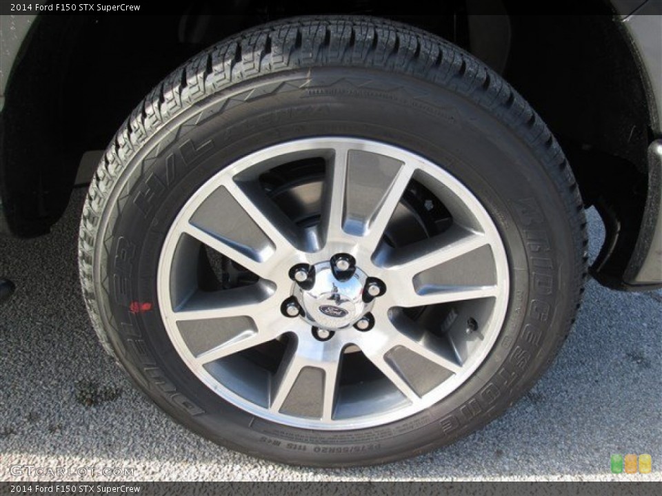 2014 Ford F150 STX SuperCrew Wheel and Tire Photo #89302727