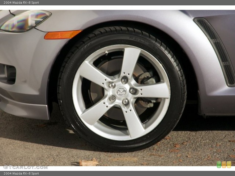2004 Mazda RX-8 Sport Wheel and Tire Photo #89312069