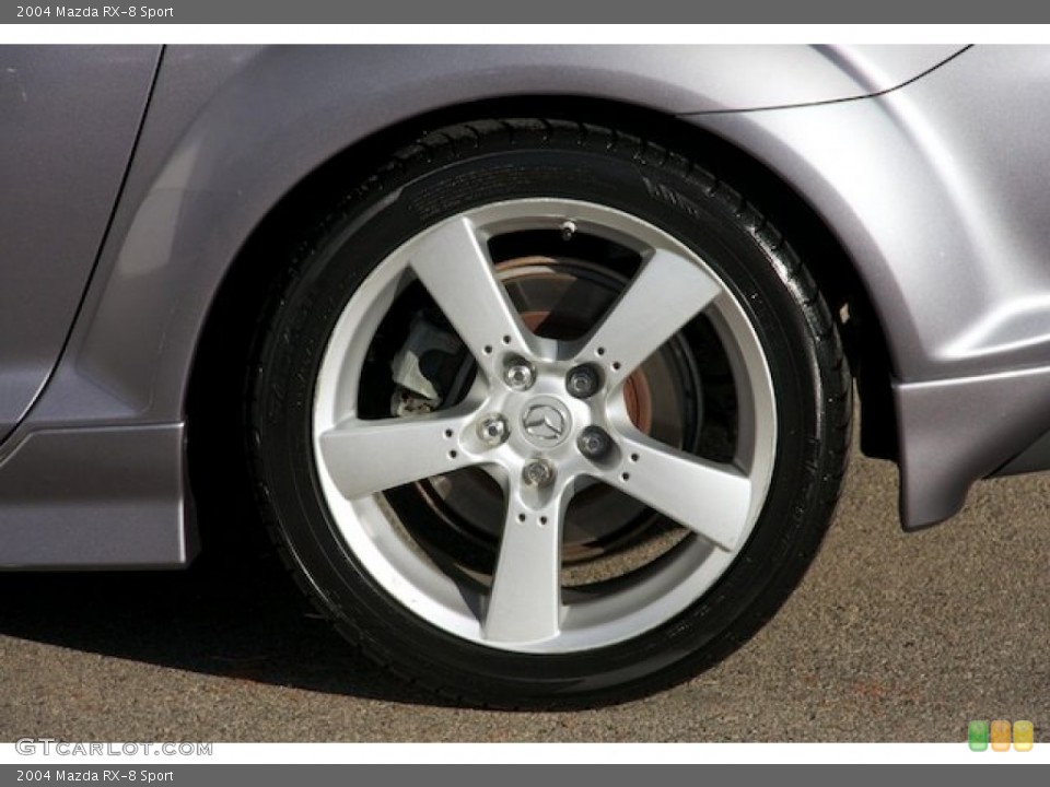 2004 Mazda RX-8 Sport Wheel and Tire Photo #89312090