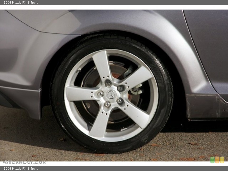 2004 Mazda RX-8 Sport Wheel and Tire Photo #89312114