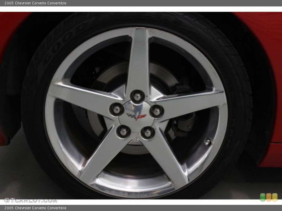 2005 Chevrolet Corvette Convertible Wheel and Tire Photo #89314133