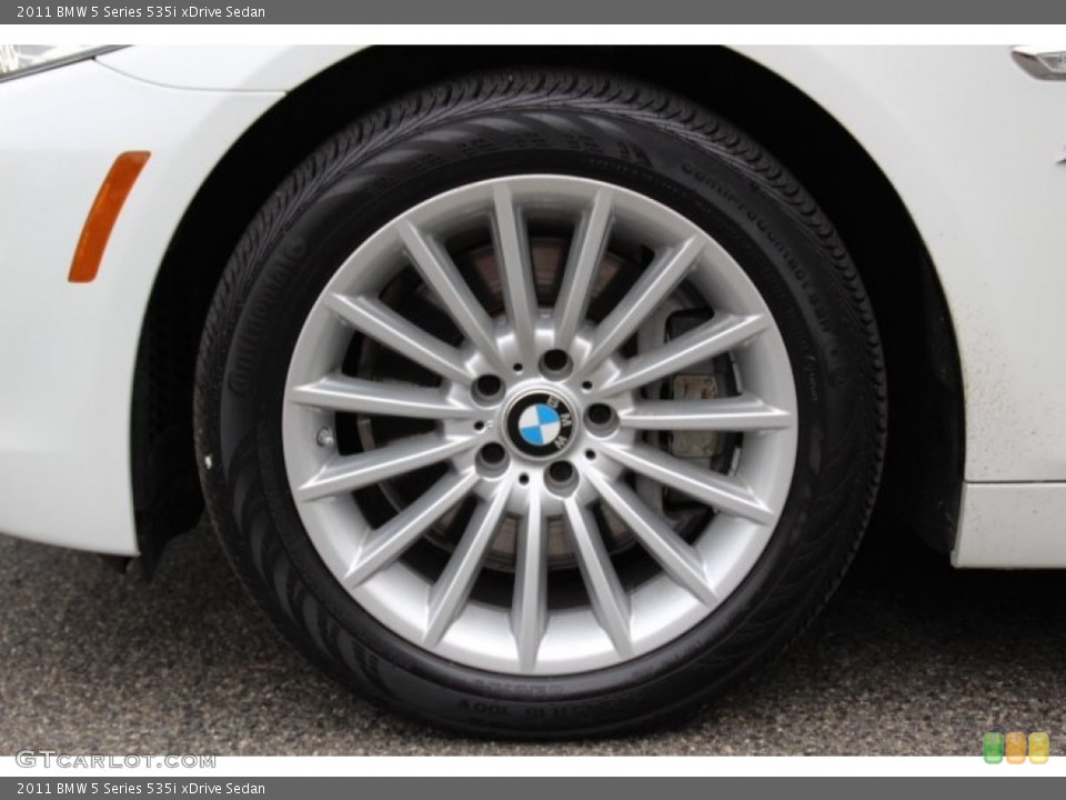 2011 BMW 5 Series 535i xDrive Sedan Wheel and Tire Photo #89314907