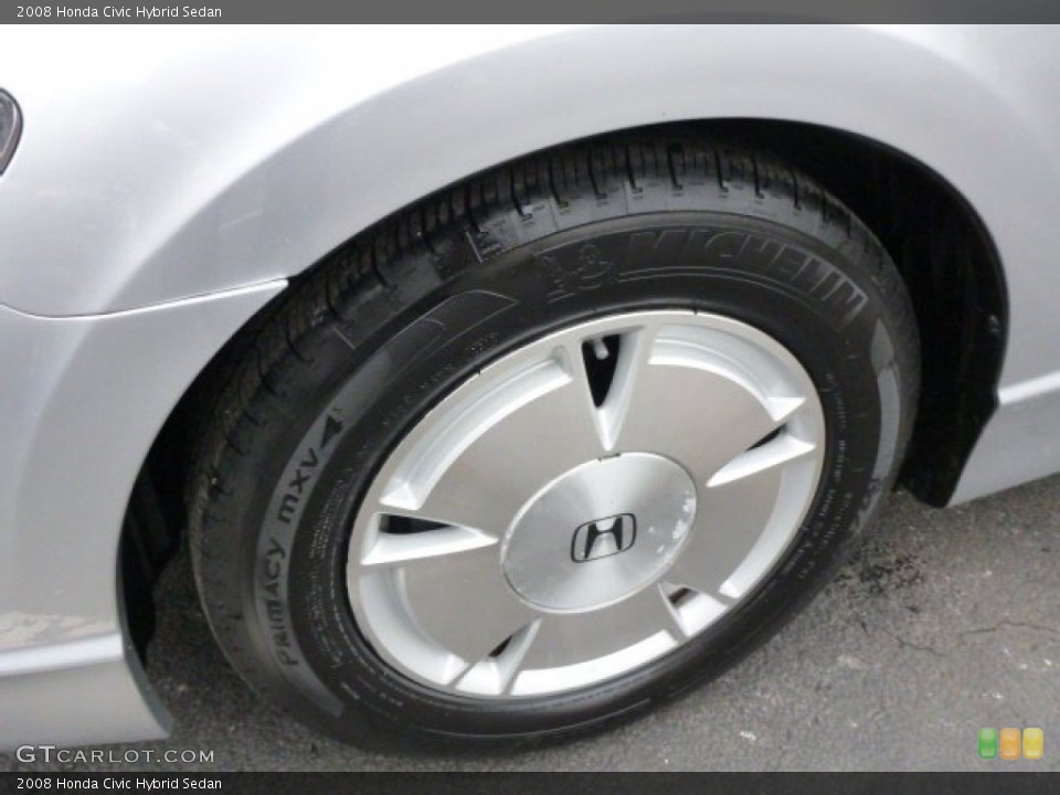 2008 Honda Civic Hybrid Sedan Wheel and Tire Photo #89317160