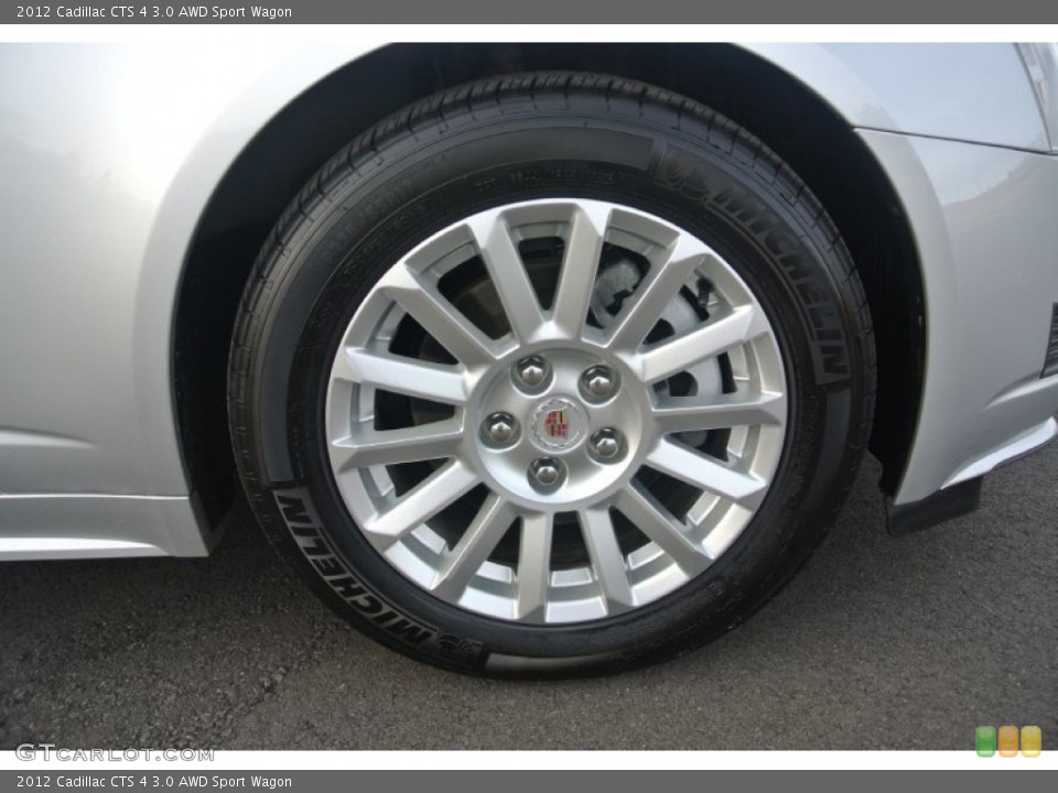 2012 Cadillac CTS 4 3.0 AWD Sport Wagon Wheel and Tire Photo #89322218