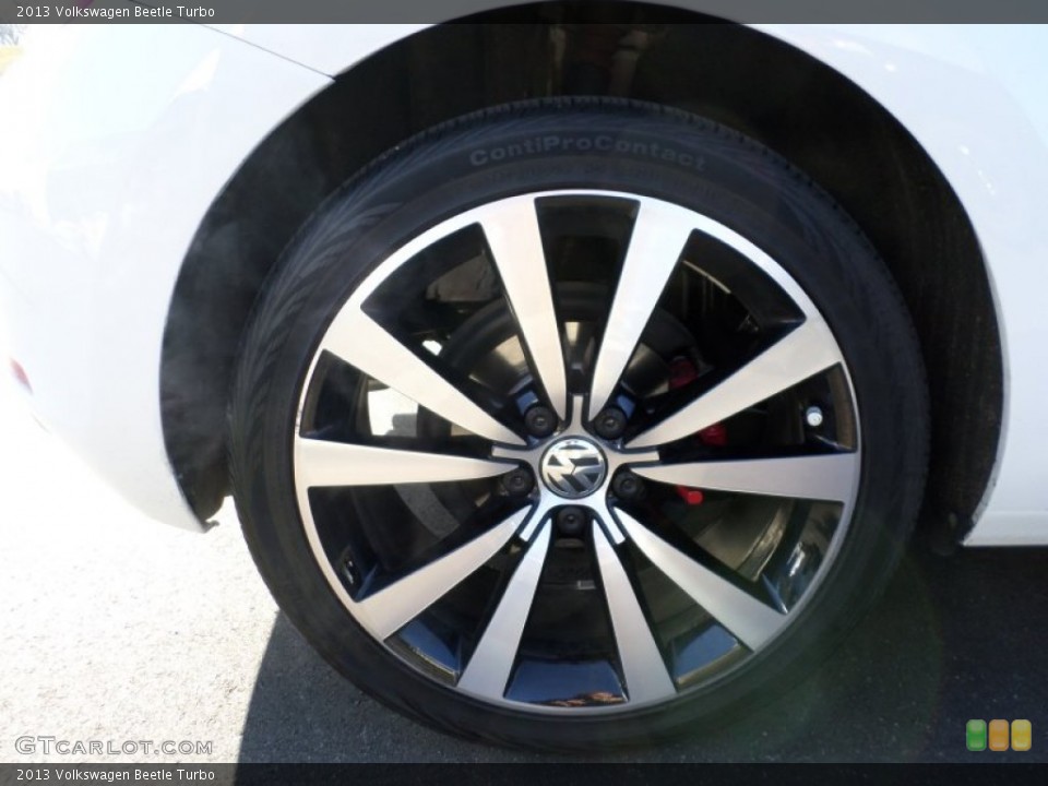 2013 Volkswagen Beetle Turbo Wheel and Tire Photo #89322302
