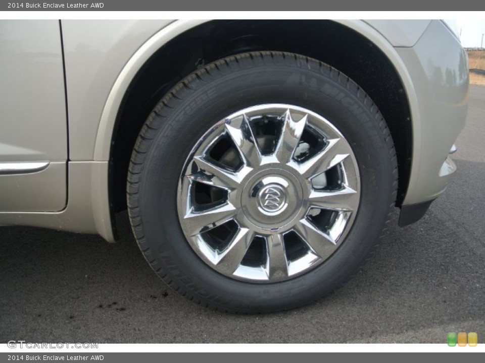 2014 Buick Enclave Leather AWD Wheel and Tire Photo #89324180