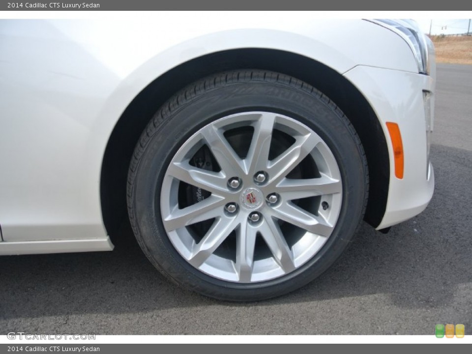 2014 Cadillac CTS Luxury Sedan Wheel and Tire Photo #89325749