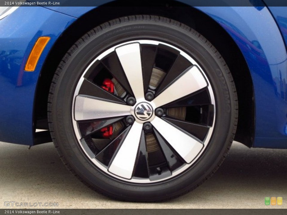 2014 Volkswagen Beetle R-Line Wheel and Tire Photo #89327534