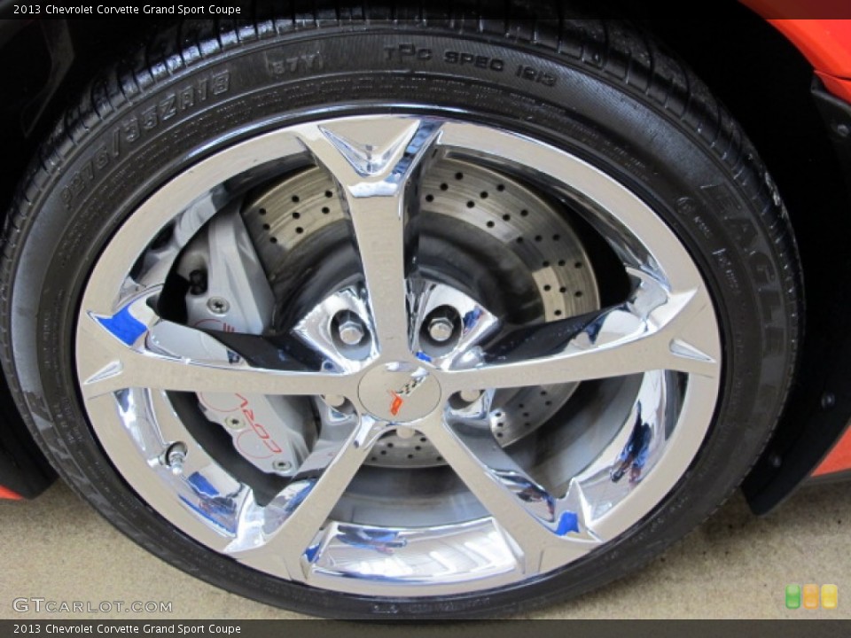 2013 Chevrolet Corvette Grand Sport Coupe Wheel and Tire Photo #89333969