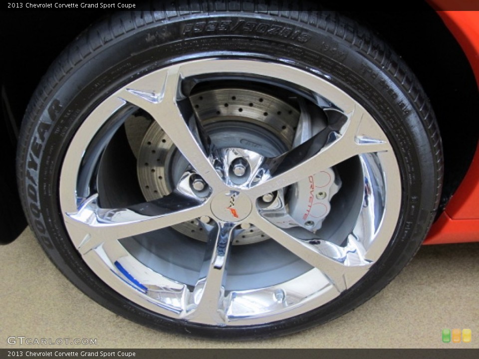 2013 Chevrolet Corvette Grand Sport Coupe Wheel and Tire Photo #89333975