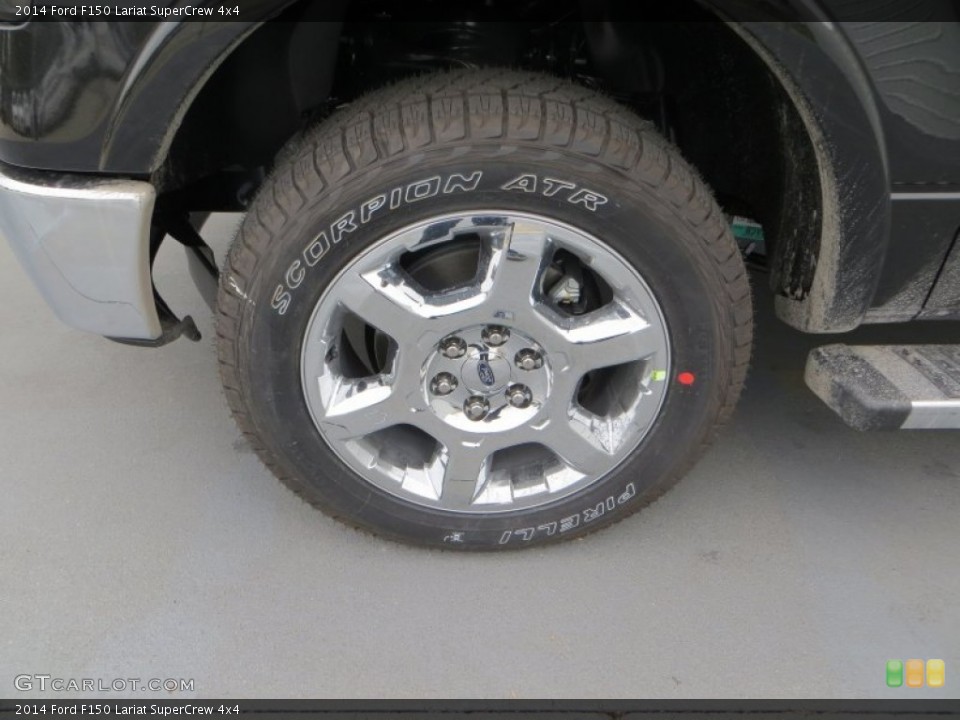 2014 Ford F150 Lariat SuperCrew 4x4 Wheel and Tire Photo #89334908
