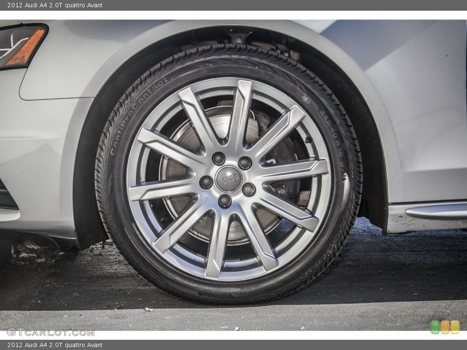 2012 Audi A4 2.0T quattro Avant Wheel and Tire Photo #89351575