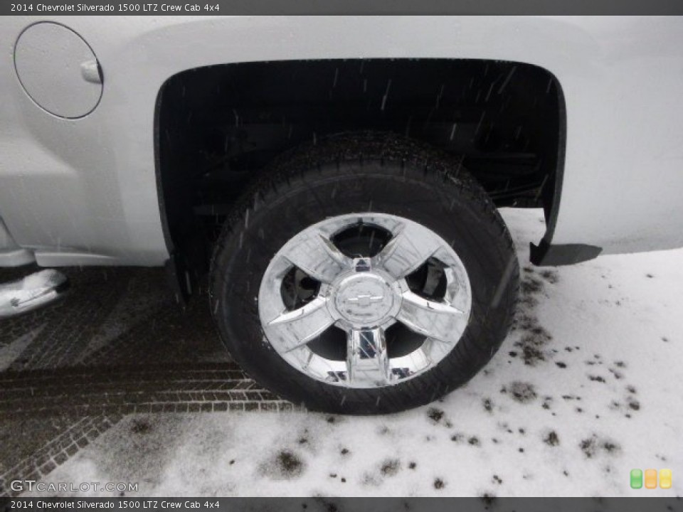 2014 Chevrolet Silverado 1500 LTZ Crew Cab 4x4 Wheel and Tire Photo #89356402