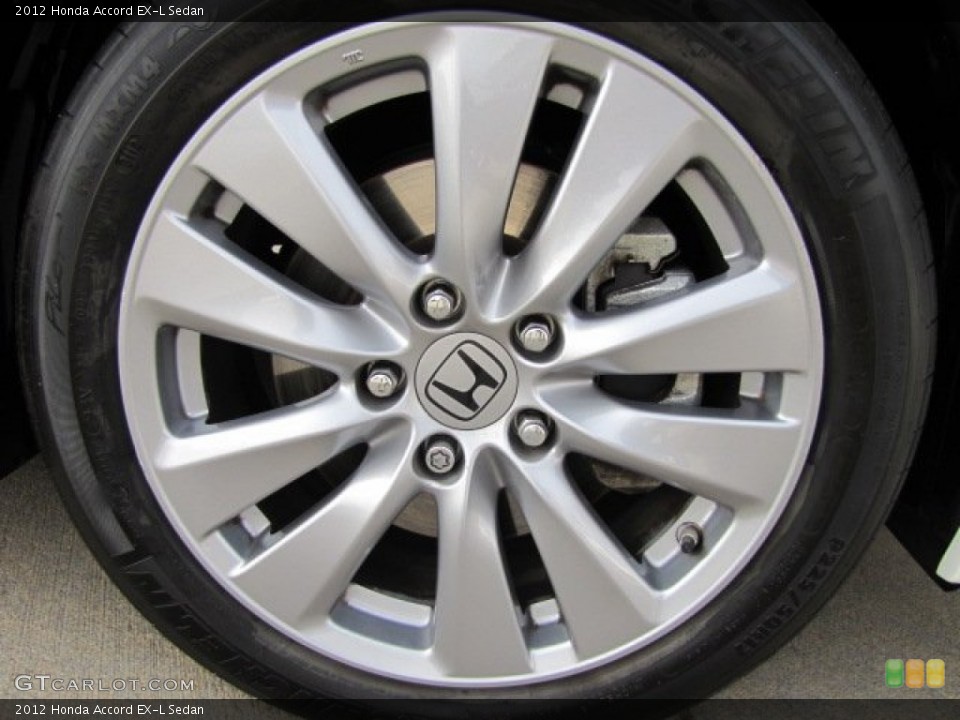 2012 Honda Accord EX-L Sedan Wheel and Tire Photo #89367235