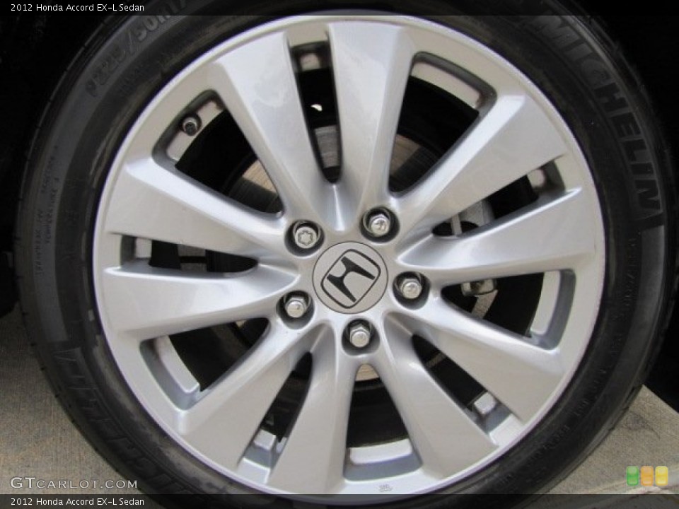 2012 Honda Accord EX-L Sedan Wheel and Tire Photo #89367280