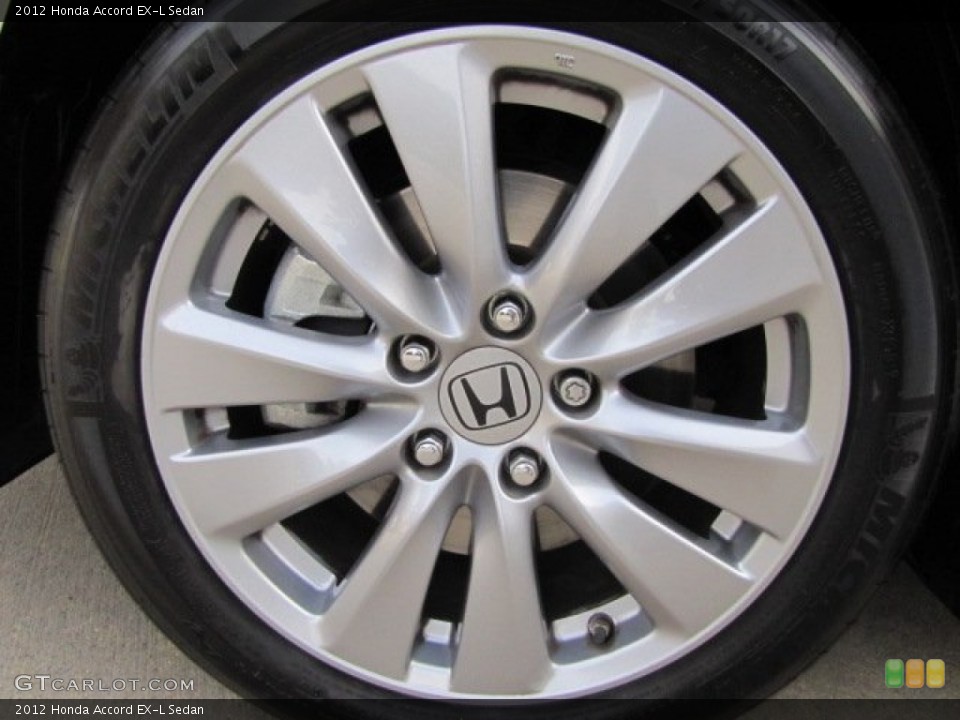 2012 Honda Accord EX-L Sedan Wheel and Tire Photo #89367304