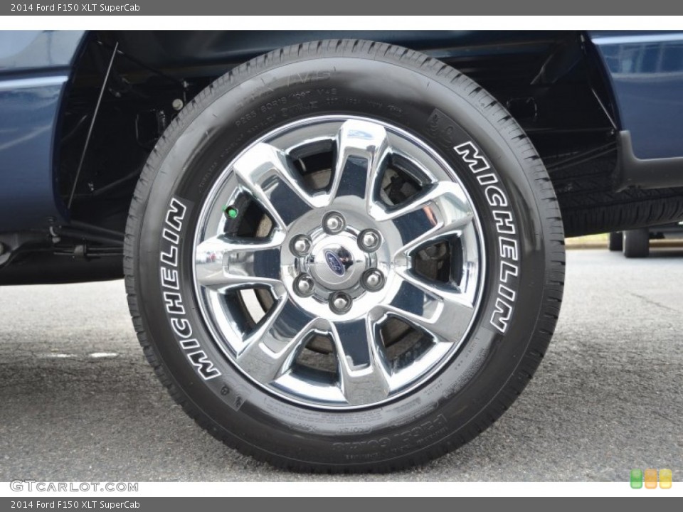 2014 Ford F150 XLT SuperCab Wheel and Tire Photo #89368459
