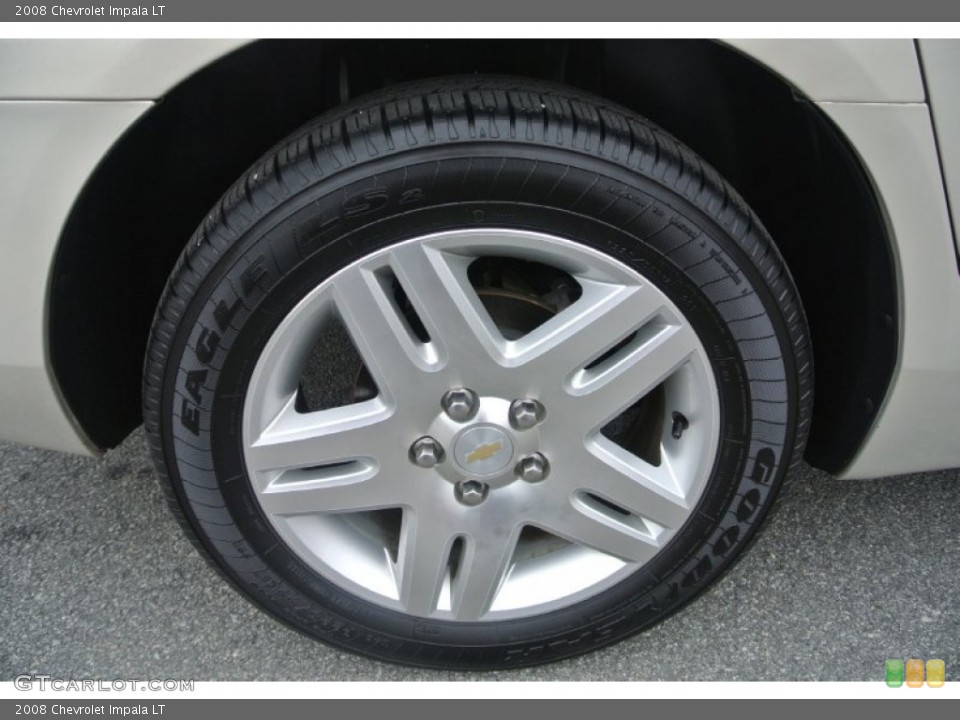 2008 Chevrolet Impala LT Wheel and Tire Photo #89373700