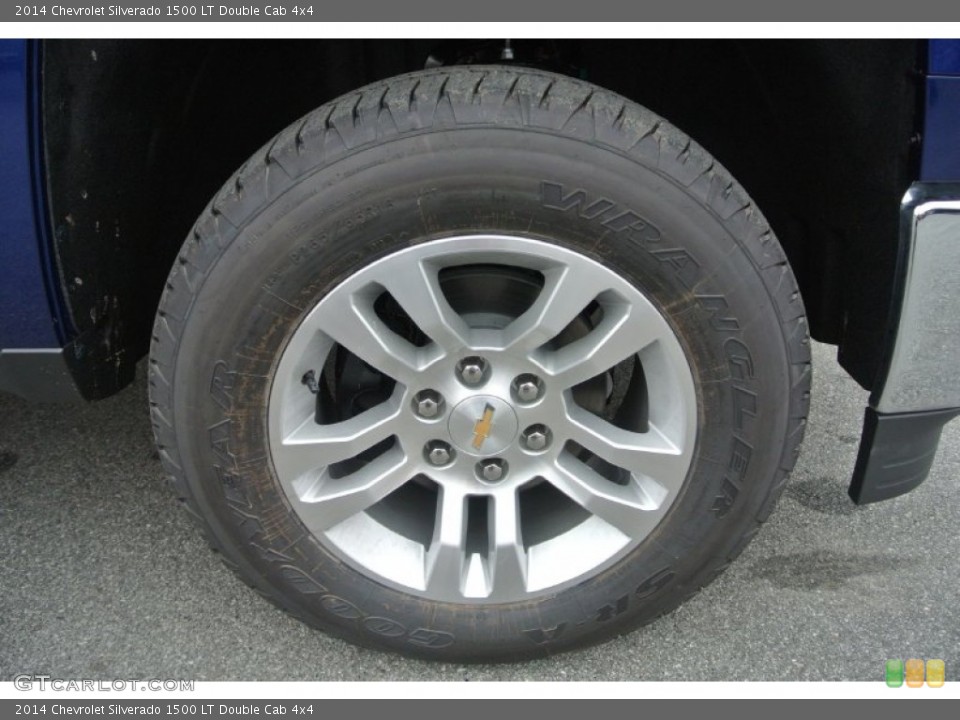 2014 Chevrolet Silverado 1500 LT Double Cab 4x4 Wheel and Tire Photo #89375257