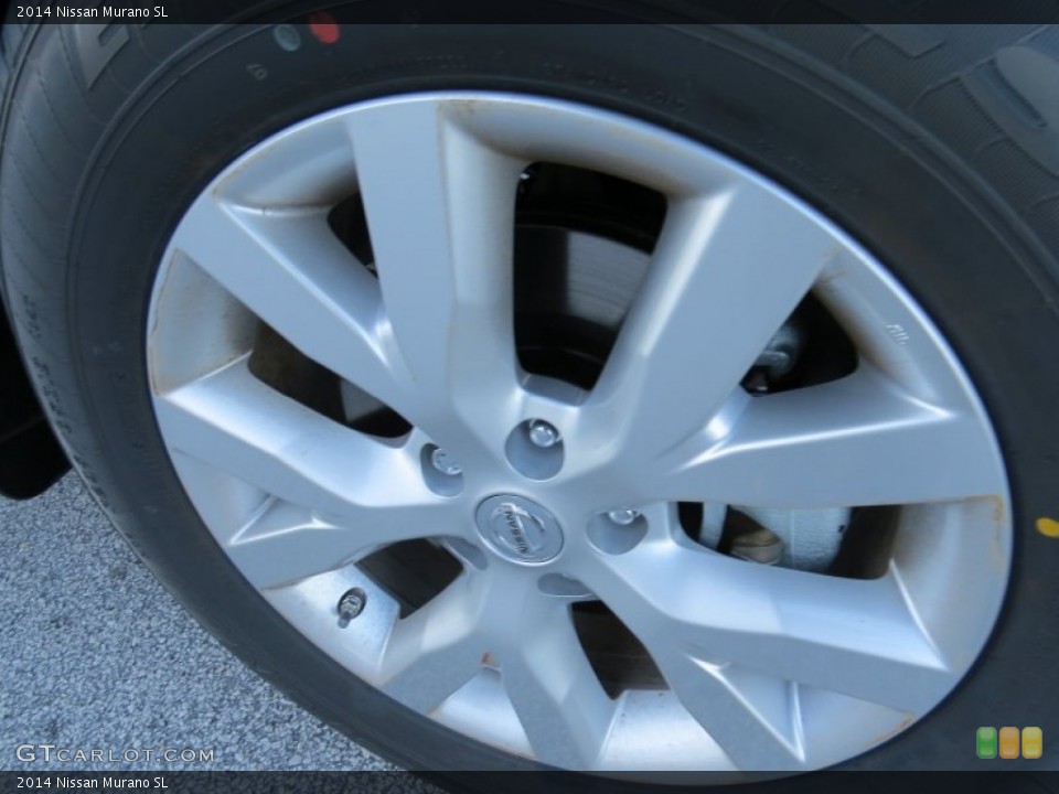 2014 Nissan Murano SL Wheel and Tire Photo #89382114