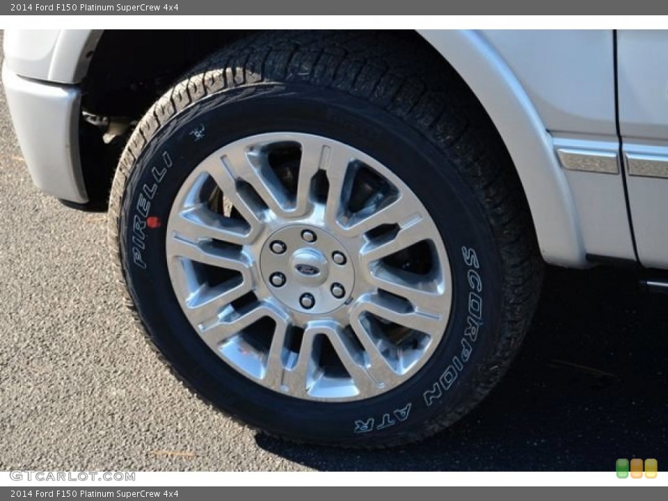2014 Ford F150 Platinum SuperCrew 4x4 Wheel and Tire Photo #89382195