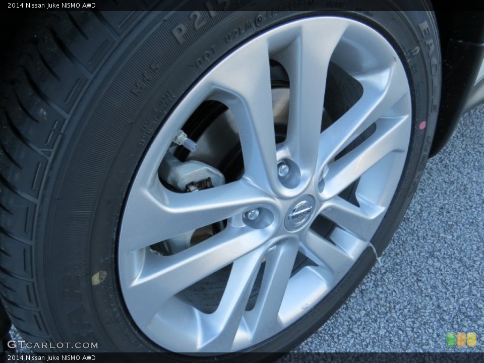 2014 Nissan Juke NISMO AWD Wheel and Tire Photo #89383047