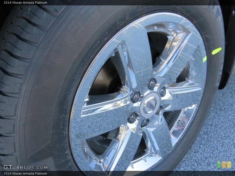 2014 Nissan Armada Platinum Wheel and Tire Photo #89386923