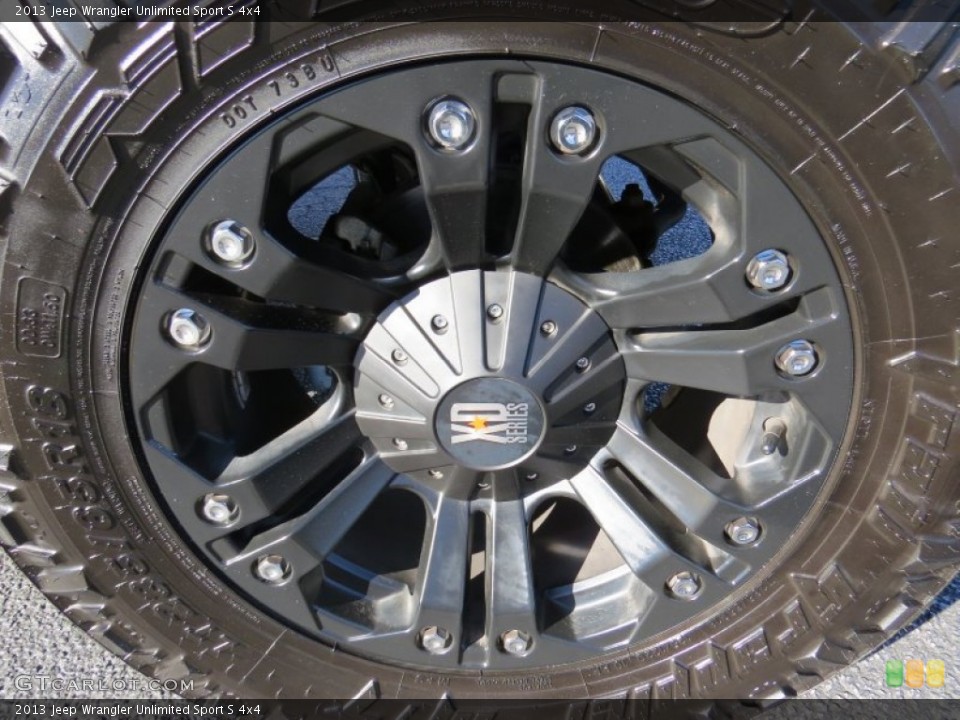 2013 Jeep Wrangler Unlimited Custom Wheel and Tire Photo #89387478
