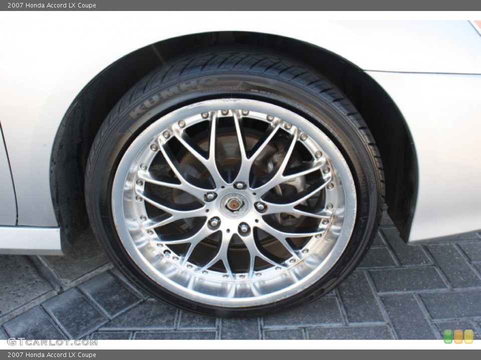 2007 Honda Accord Custom Wheel and Tire Photo #89392648