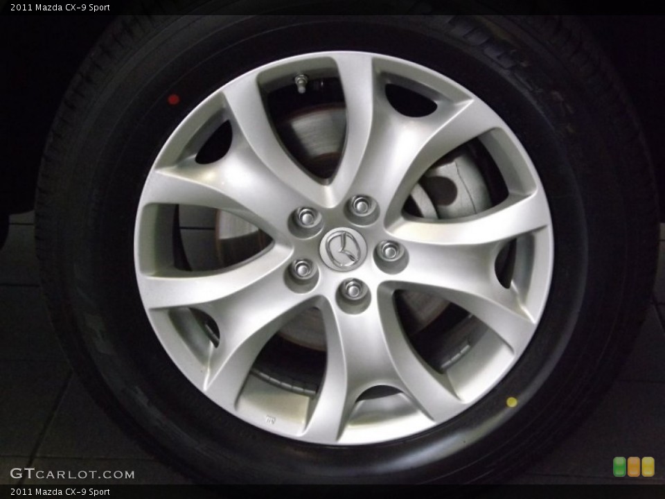 2011 Mazda CX-9 Sport Wheel and Tire Photo #89394330