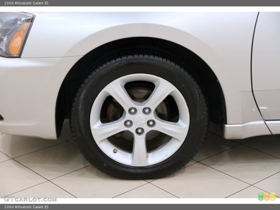 2009 Mitsubishi Galant ES Wheel and Tire Photo #89395119