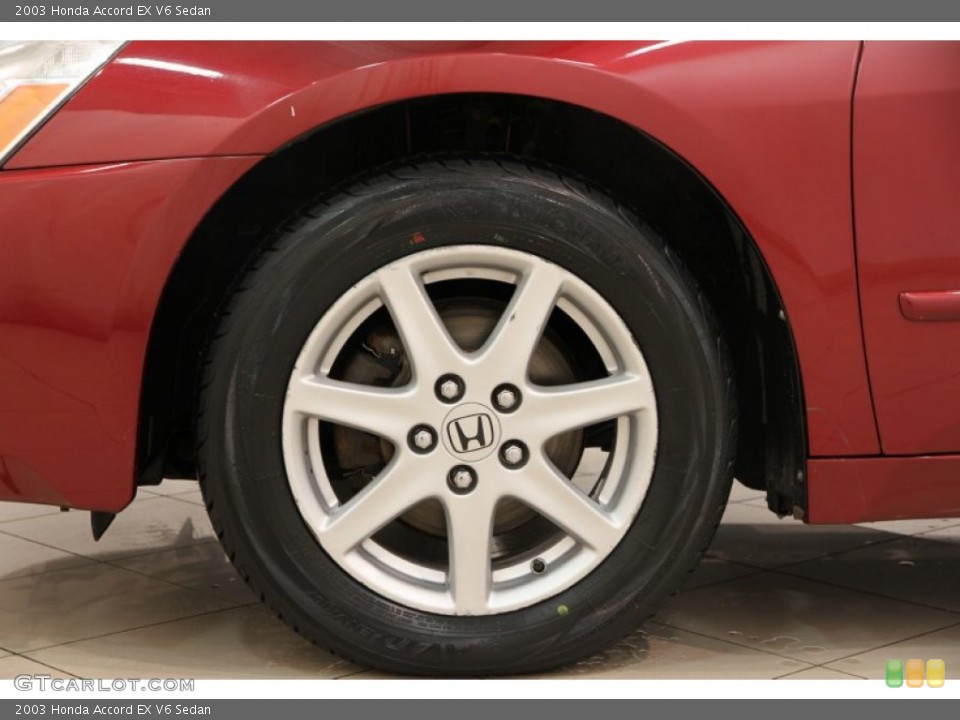2003 Honda Accord EX V6 Sedan Wheel and Tire Photo #89400729