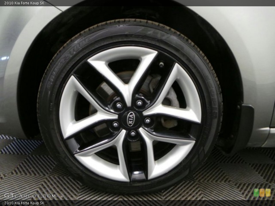 2010 Kia Forte Koup SX Wheel and Tire Photo #89403224
