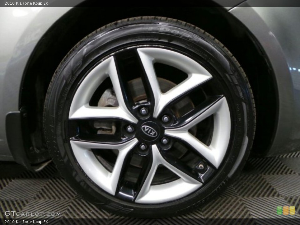 2010 Kia Forte Koup SX Wheel and Tire Photo #89403261