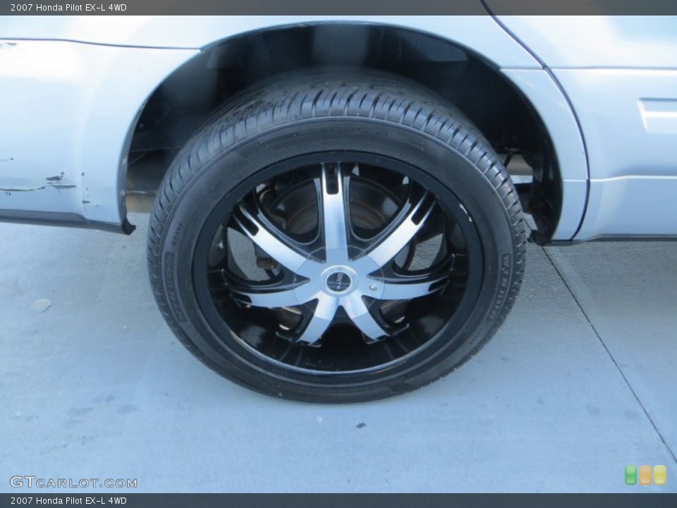 2007 Honda Pilot Custom Wheel and Tire Photo #89404056