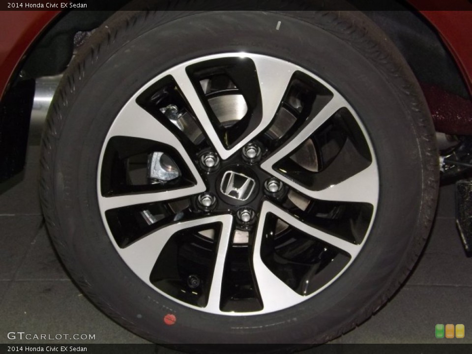 2014 Honda Civic EX Sedan Wheel and Tire Photo #89404397