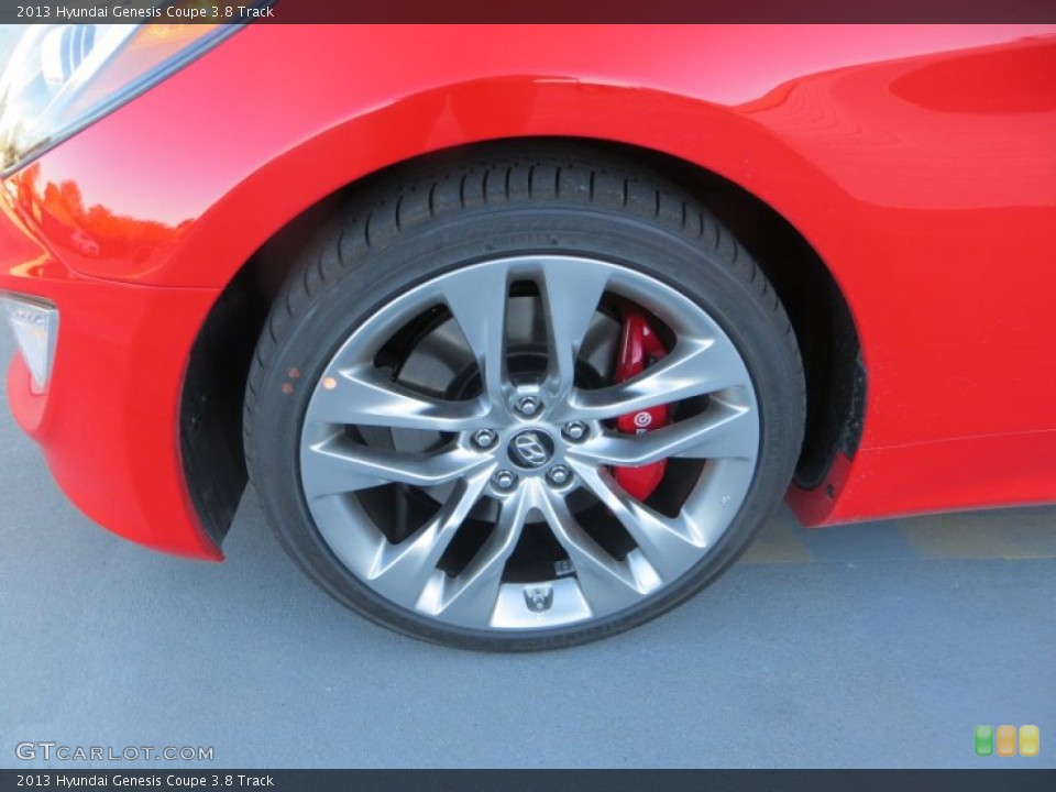 2013 Hyundai Genesis Coupe 3.8 Track Wheel and Tire Photo #89406759