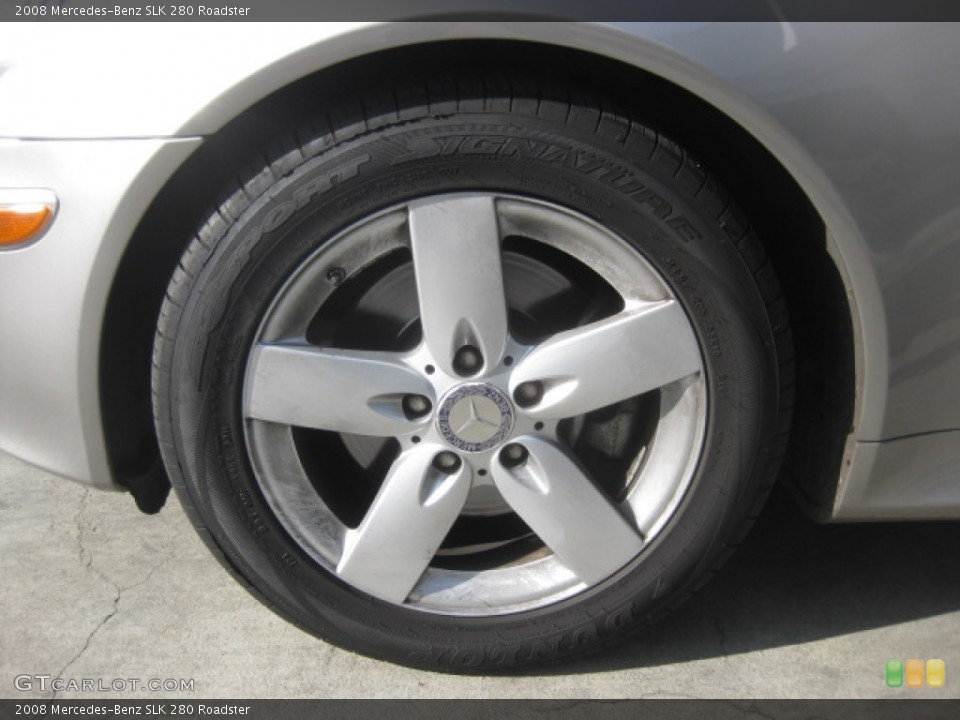 2008 Mercedes-Benz SLK 280 Roadster Wheel and Tire Photo #89413385