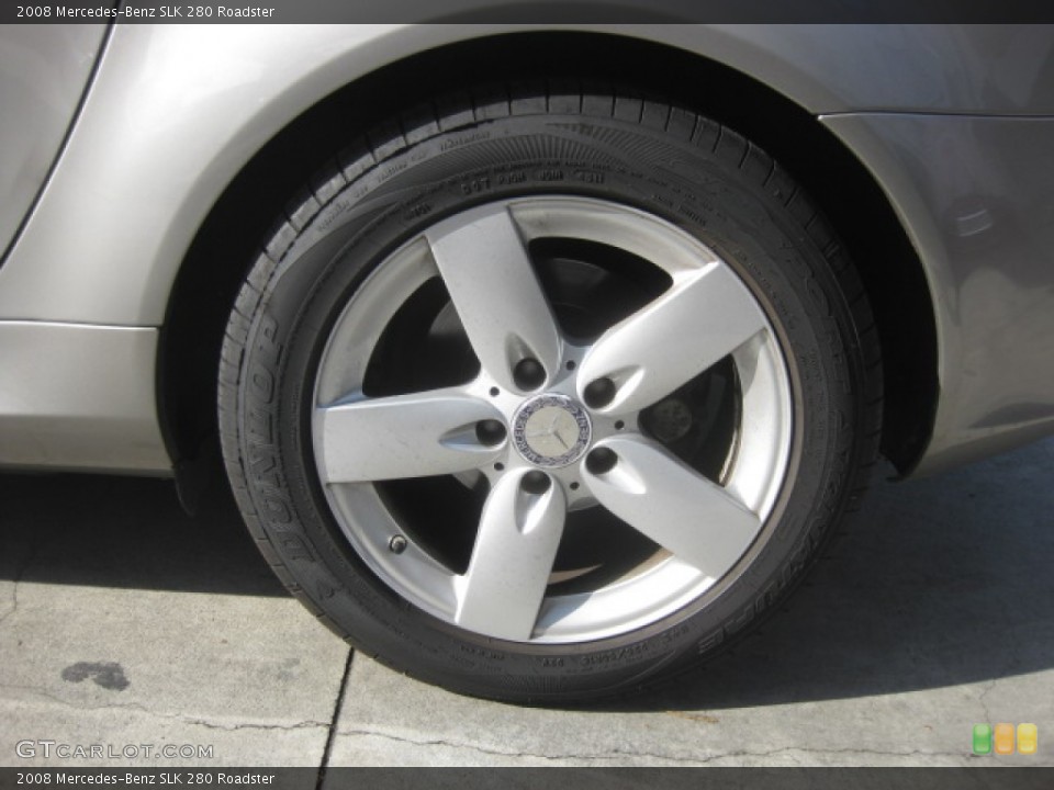 2008 Mercedes-Benz SLK 280 Roadster Wheel and Tire Photo #89413406