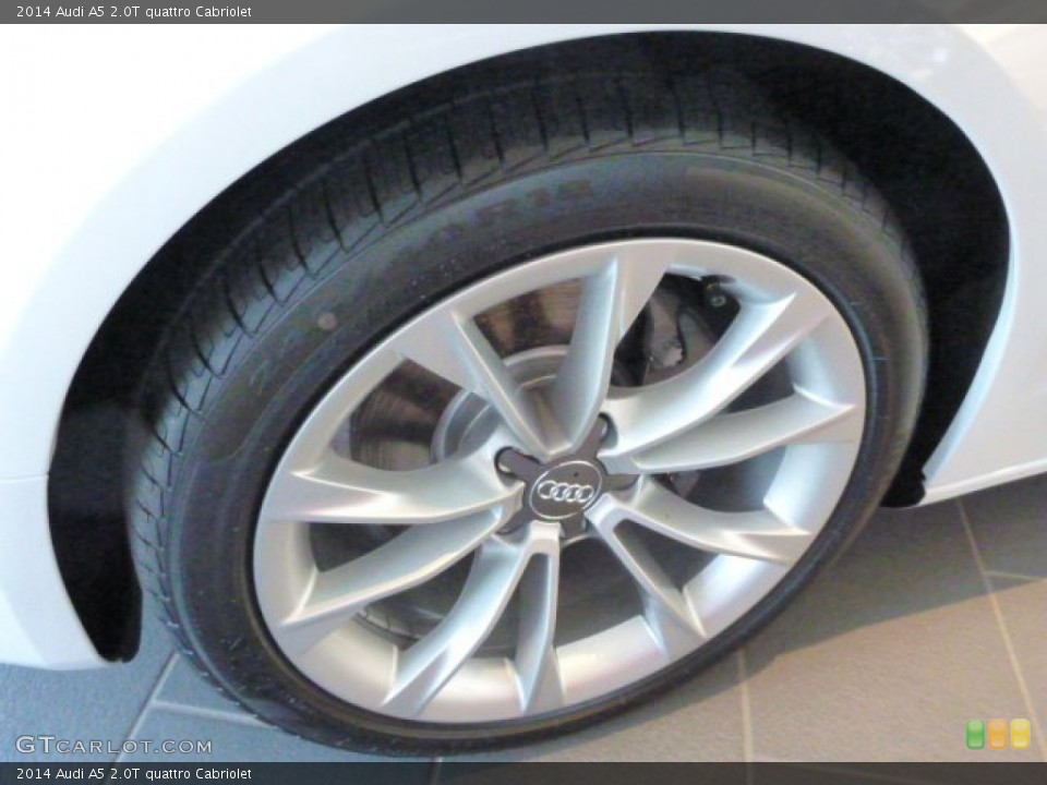 2014 Audi A5 2.0T quattro Cabriolet Wheel and Tire Photo #89413519