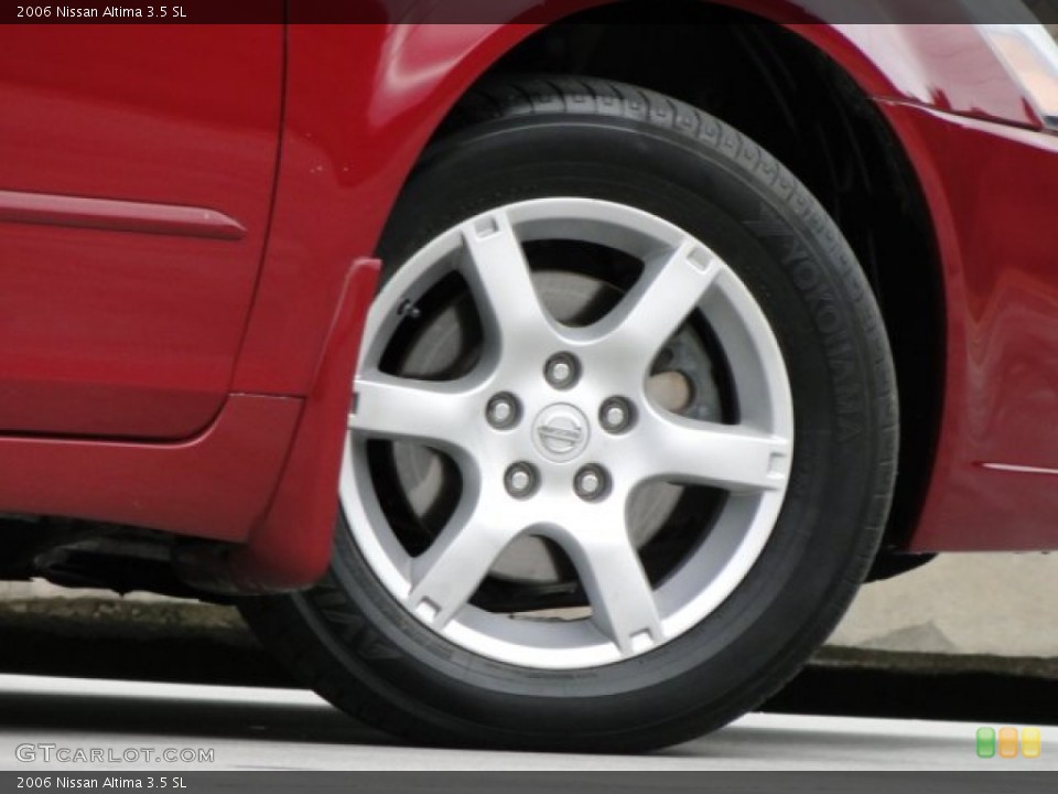 2006 Nissan Altima 3.5 SL Wheel and Tire Photo #89414672