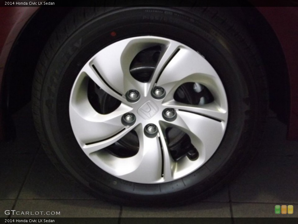2014 Honda Civic LX Sedan Wheel and Tire Photo #89425931