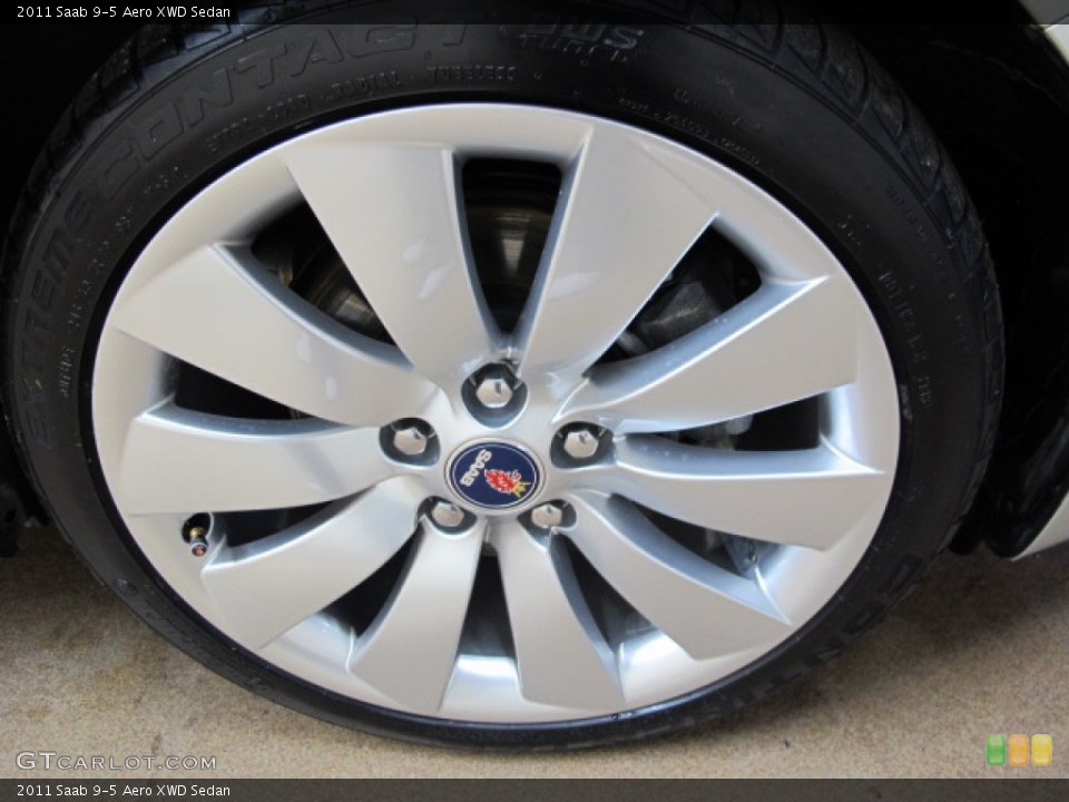 2011 Saab 9-5 Aero XWD Sedan Wheel and Tire Photo #89429045