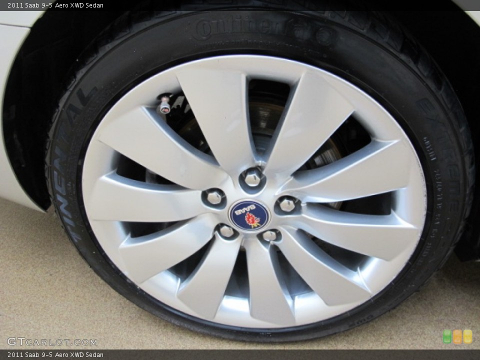 2011 Saab 9-5 Aero XWD Sedan Wheel and Tire Photo #89429057