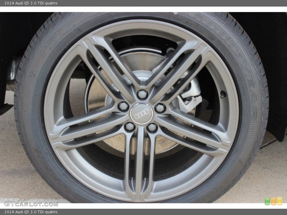 2014 Audi Q5 3.0 TDI quattro Wheel and Tire Photo #89437920