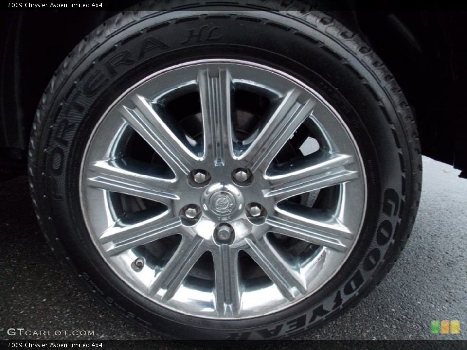 2009 Chrysler Aspen Limited 4x4 Wheel and Tire Photo #89441408