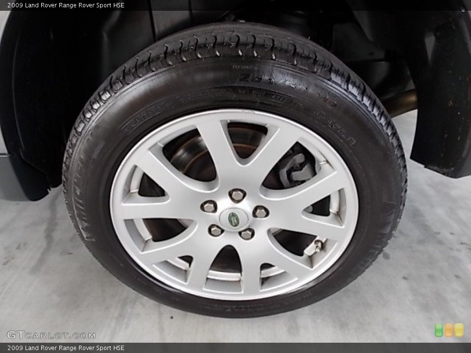 2009 Land Rover Range Rover Sport HSE Wheel and Tire Photo #89444943